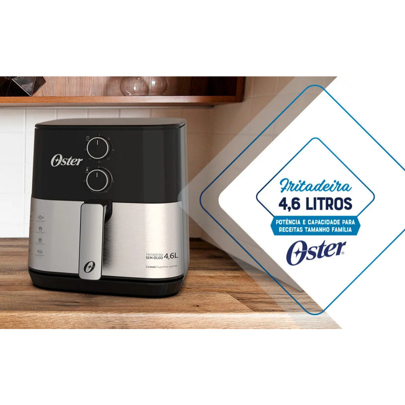 Fritadeira elétrica 4,5l  Silver Perform - Oster